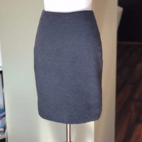 Akris Punto Jersey Mini Navy Pencil Skirt - Sz 2 - Picture 4 of 7